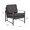 Franklin accent chairs & seating in Black Steel, Camel PU