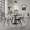 Riley Industrial High Back Armless Chair in Black Metal and Black Wood- Set of 2 — lifestyle photo 3