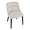 Rina Mid-Century Modern Dining Chair in Black Wood and Cream Fabric- Set of 2 — lifestyle photo 1