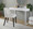 Rina Mid-Century Modern Dining Chair in Black Wood and Cream Fabric- Set of 2 — lifestyle photo 3