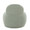 Kimi Contemporary Accent Chair in Green Faux Shearling Fabric — back view