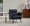 Petal accent chair in Black Metal, Black PU, featuring armrests