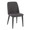 Tintori dining chair in Black Wood, Charcoal Fabric, product view