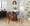 Stella Mid-Century Modern Dining/Accent Chair in Walnut Wood with Light Grey Fabric- Set of 2 — lifestyle photo 3