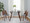 Trevi Mid-Century Modern Dining/Accent Chair in Walnut Wood with Grey Fabric- Set of 2 — lifestyle photo 2