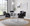 Vintage Flair Glam/art Deco Accent/Dining Chair in Chrome Metal and Black Faux Leather- Set of 2 — lifestyle photo 3