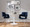 Vintage Flair Glam/art Deco Accent/Dining Chair in Chrome Metal and Blue Velvet- Set of 2 — lifestyle photo 3