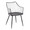 Winston accent chairs & seating in Black Metal, Black Wood, product view