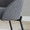 York accent chairs & seating in Black Metal, Dark Grey Fabric, featuring metal design and fabric design