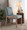 Carmen Contemporary Chair in Whitewashed Wood and Teal Fabric- Set of 2 — lifestyle photo 2