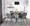 Daniella Contemporary Dining Chair in Black Metal and Charcoal Fabric- Set of 2 — lifestyle photo 4