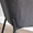 Daniella Contemporary Dining Chair in Black Metal and Charcoal Fabric- Set of 2 — lifestyle photo 5