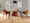 Daniella dining chair in Black Steel, Camel PU, featuring upholstered seat