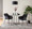 Daniella dining chair in Black Steel, Black Velvet, featuring upholstered seat