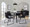 Dutchess dining chair in Black Metal, Black Velvet, featuring velvet design and metal design