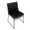 Dutchess Contemporary Dining Chair in Black Metal and Black Velvet- Set of 2 — lifestyle photo 1