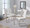 Foster dining chair in Stainless Steel, White PU