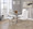 Foster dining chair in Stainless Steel, White PU