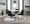 High Back Fuji Contemporary Dining Chair in Black Steel and Black Velvet- Set of 2 — lifestyle photo 1