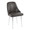 Marcel Contemporary Dining Chair with Chrome Frame and Grey Faux Leather- Set of 2 — product view