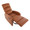 Dormi accent chairs & seating in Camel PU, close-up detail, featuring tufted upholstery