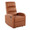 Dormi Contemporary Recliner Chair in Camel Faux Leather — product view