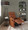 Dormi Contemporary Recliner Chair in Camel Faux Leather — lifestyle photo 5