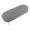 Chloe Contemporary/Glam Storage Bench in Chrome Metal and Grey Faux Leather — lifestyle photo 1