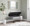 Chloe Contemporary/Glam Storage Bench in Chrome Metal and Grey Faux Leather — lifestyle photo 4