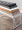 Constellation Contemporary Bench in Silver Metal and White Faux Leather — lifestyle photo 3