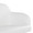 Daniella Contemporary High Back Bench in Gold Steel and White Faux Leather — detail view (photo 1)