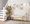 Folia bench in Gold Steel, White Velvet, featuring velvet design and metal design