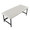 Fuji bench in Black Metal, White PU, top view, featuring faux leather design and leather design
