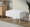 Storage Contemporary Bench in Natural Wood and Beige Fabric — lifestyle photo 6