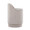 Marla ottomans & benche in Grey Fabric, side view, featuring swivel and storage