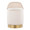 Marla ottomans & benche in Gold Metal, Cream Velvet, front view, featuring swivel and storage