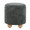 Bacci ottoman in Natural Wood, Green Fabric, close-up detail, featuring wood design and fabric design