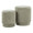 Marla ottoman in Green Fabric, product view, featuring storage