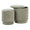 Marla ottoman in Green Fabric, product view, featuring storage