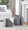 Marla ottoman in Grey Fabric, featuring storage