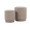 Marla ottoman in Light Brown Fabric, product view, featuring storage