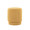 Marla ottoman in Yellow Fabric, close-up detail, featuring storage