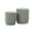 Marla ottoman in Light Green Velvet, product view, featuring storage