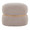 Cinch ottoman in Natural Wood, Beige Fabric, back view, featuring wood design and fabric design