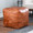 Cobbler ottomans & benche in Brown Leather