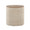 Tahoe 17" Contemporary Wood Storage Ottoman in Beige Handwoven Wool and Mango Wood — product view