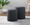Tray ottoman in Charcoal Fabric, Natural Wood, featuring wood design and fabric design