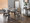 Oregon 59" Industrial-Farmhouse Dining Table in Antique and Espresso — lifestyle photo 6