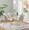 Cece table in Gold Steel, Clear Glass, featuring glass top