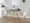 Canary dining table in Gold Metal, Black MDF, featuring metal design and wood design